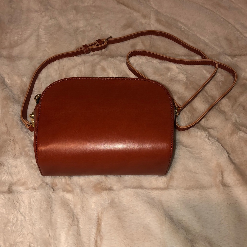 Brand new brown leather lucky brand bag.